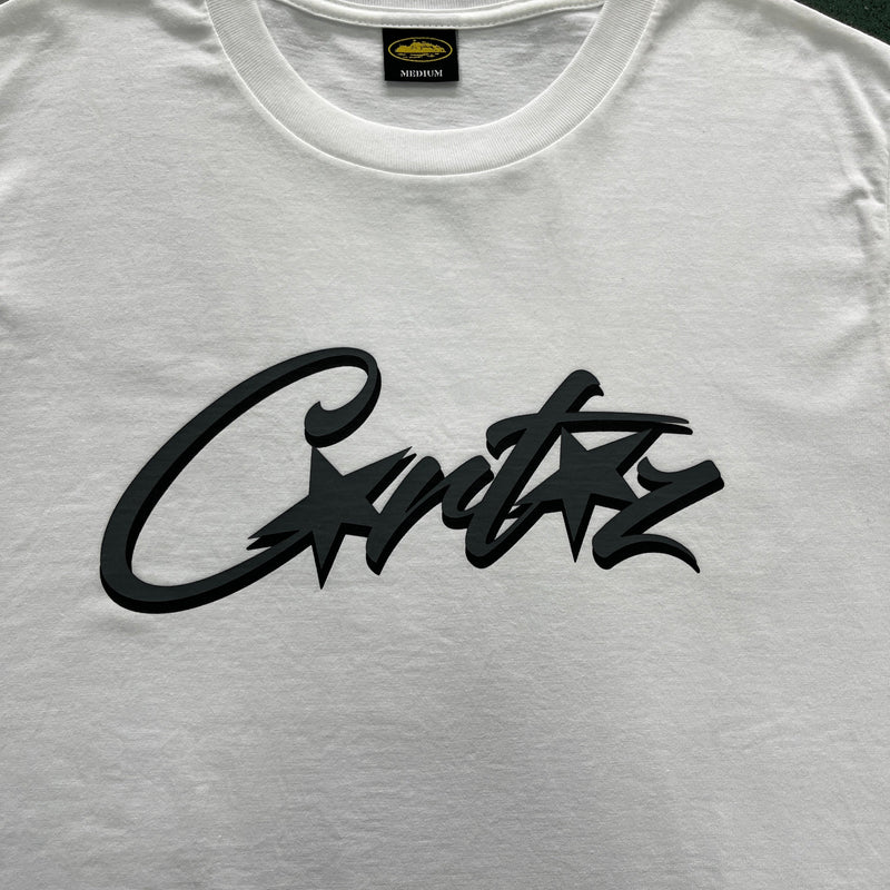 CRTZ WRITTEN LOGO T-SHIRT - BLACK