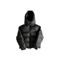 TS Shooters Detachable Hooded Puffer - Triple Black