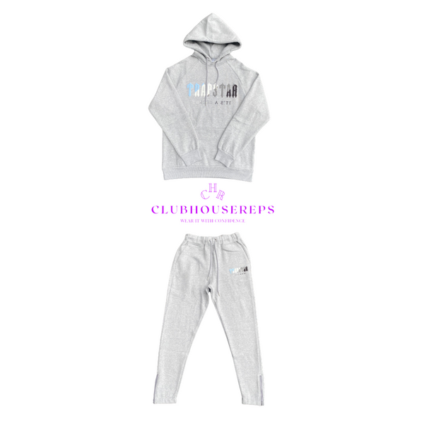 TS CHENILLE DECODED TRACKSUIT - GREY ICE FLAVOUR