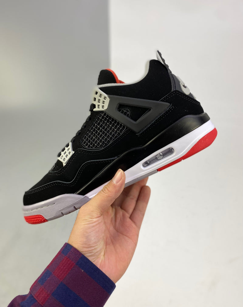 AJ4 Bred Toe - FAST DELIVERY