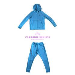 BABY BLUE  TECH TRACKSUIT FULL-SET