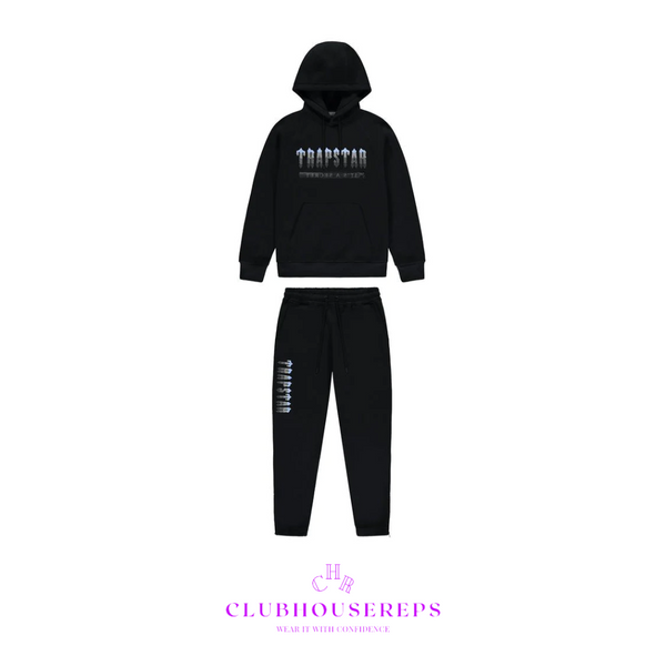 TS CHENILLE DECODED 2.0 HOODED TRACKSUIT - BLACK ICE EDITION