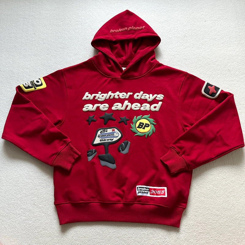 BPM RED BRIGHTER DAYS ARE AHEAD TRACKSUIT