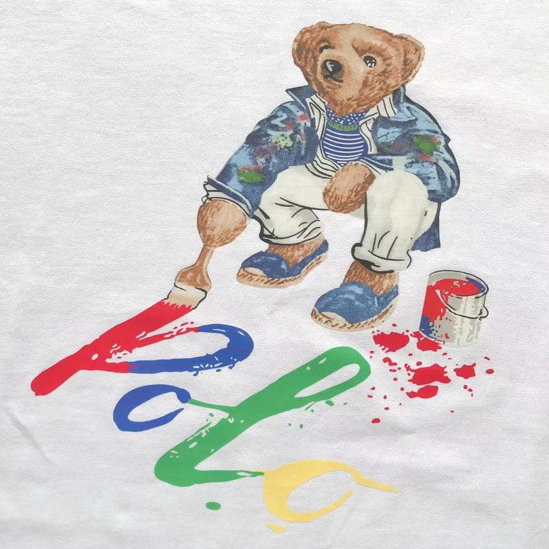 Polo Ralph Painting Bear T-shirt - White