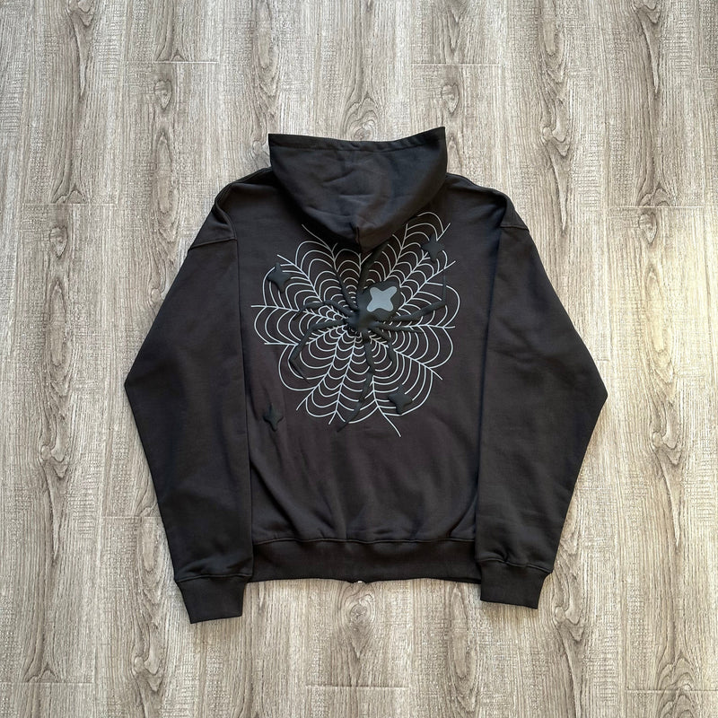 BPM SPIDER ZIP UP HOODIE