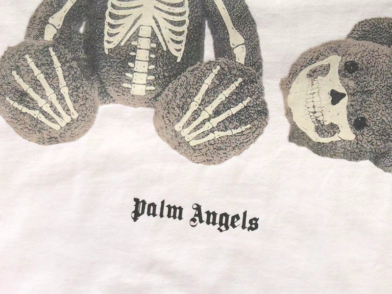 PALM ANGEL SKELETON BEAR T-SHIRT