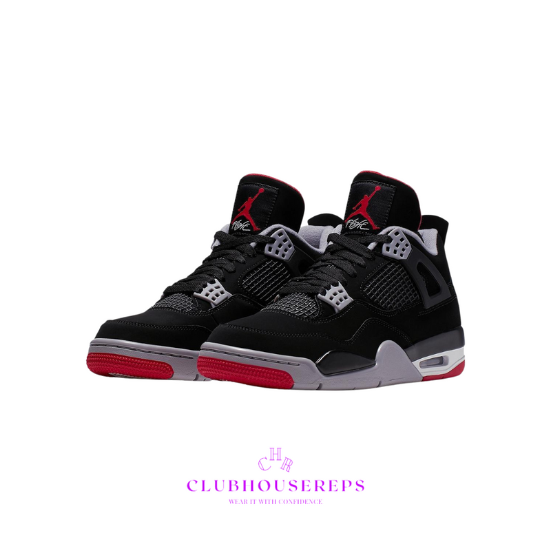 AJ4 Bred Toe - FAST DELIVERY