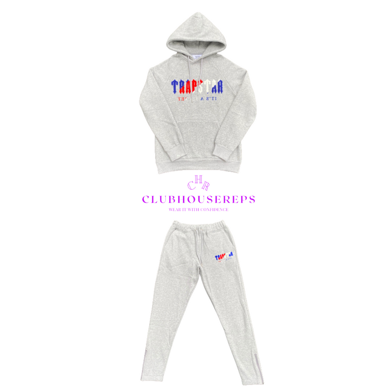 TS CHENILLE DECODED HOODED TRACKSUIT - GREY REVOLUTION EDITION