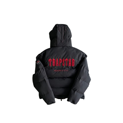 TS Decoded 2022 Hooded Puffer - Black/Red