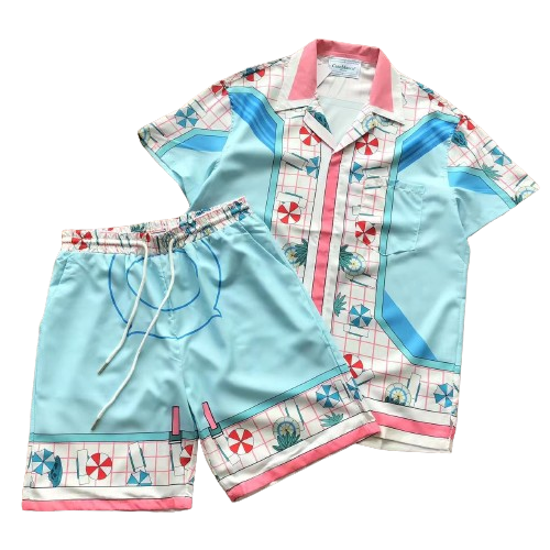 Casablanca Copa Cabana Silk Shirt & Shorts