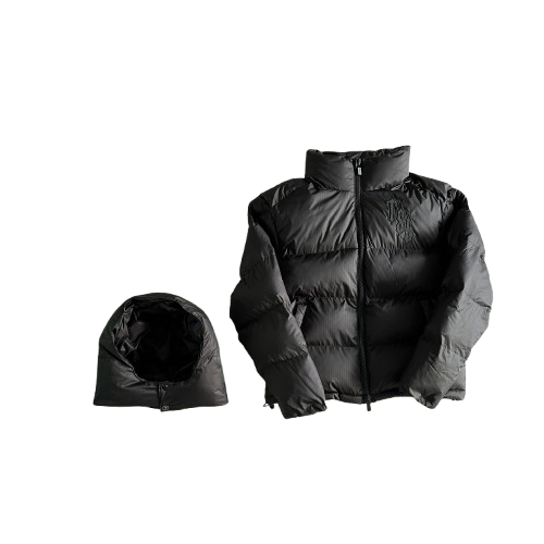 TS Shooters Detachable Hooded Puffer - Triple Black