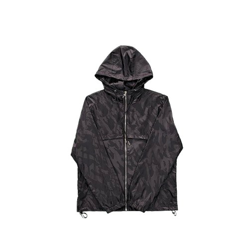 Trapstar Irongate T Jacquard Windbreaker - Black