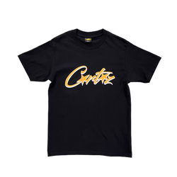 CRTZ WRITTEN LOGO T-SHIRT - YELLOW