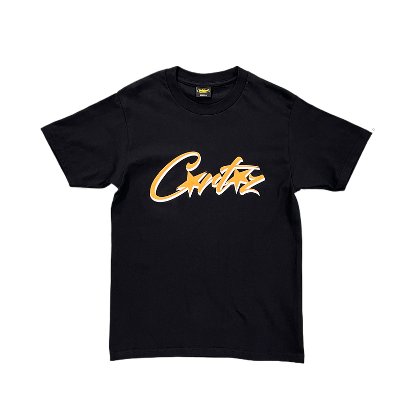 CRTZ WRITTEN LOGO T-SHIRT - YELLOW