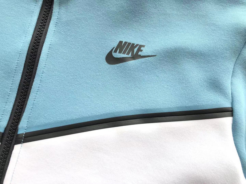 Baby Blue & Grey Tech Fleece Tracksuit