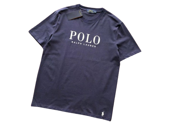 Polo Ralph Central Logo T-Shirt - Blue