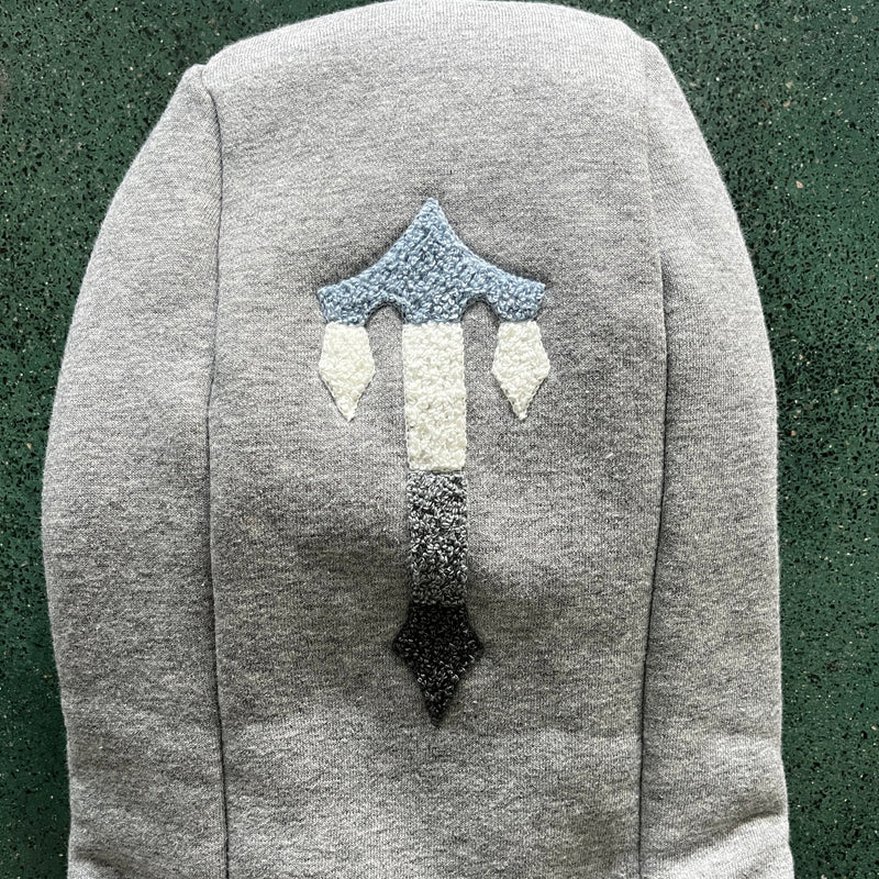 TS CHENILLE DECODED 2.0 HOODED TRACKSUIT - GREY/ ICE BLUE