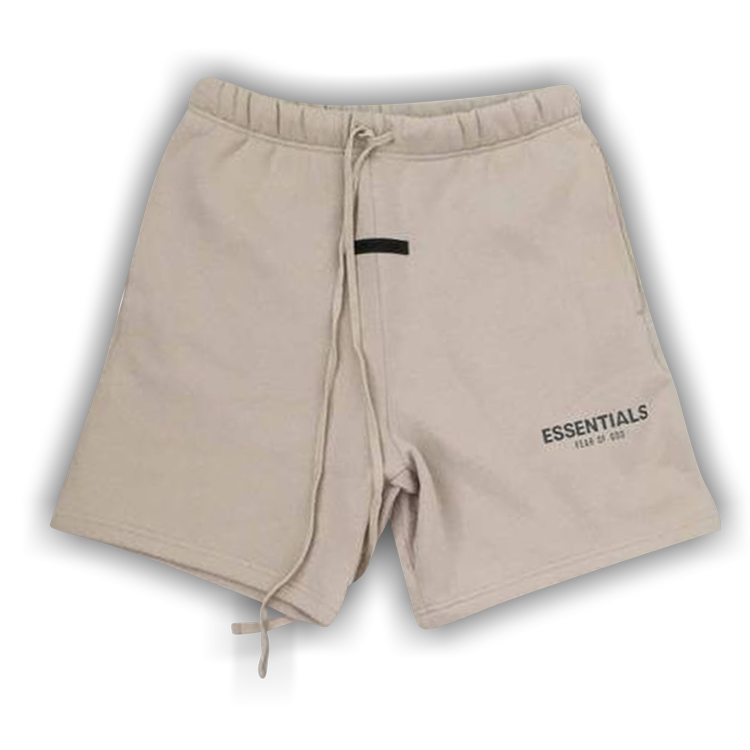 ESSENTIALS SHORTS KHAKI - FAST DELIVERY