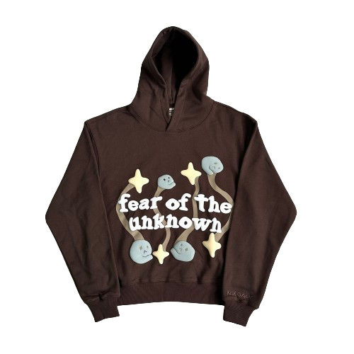 BPM BROWN FEAR OF THE UNKNOWN HOODIE