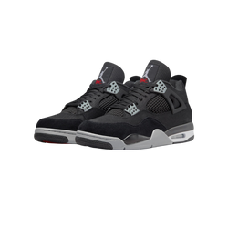 AJ4 Black Canvas