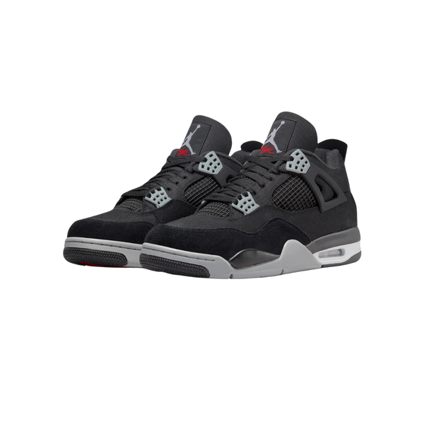 AJ4 Black Canvas