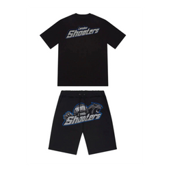 TS London Shooters Short Set - Black & Grey