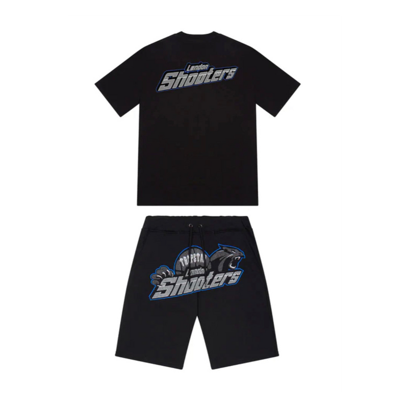 TS London Shooters Short Set - Black & Grey