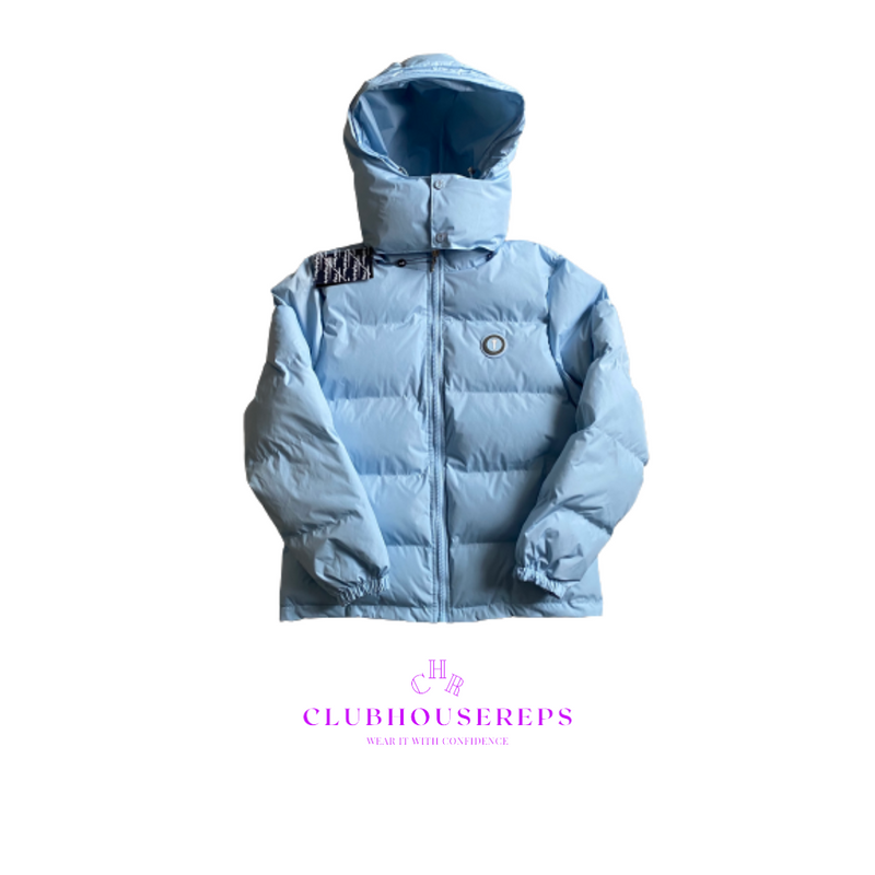 TS Irongate Detachable Hooded Puffer - Baby Blue