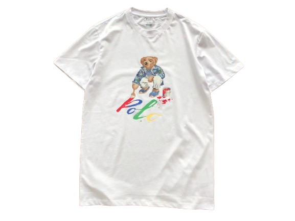 Polo Ralph Painting Bear T-shirt - White