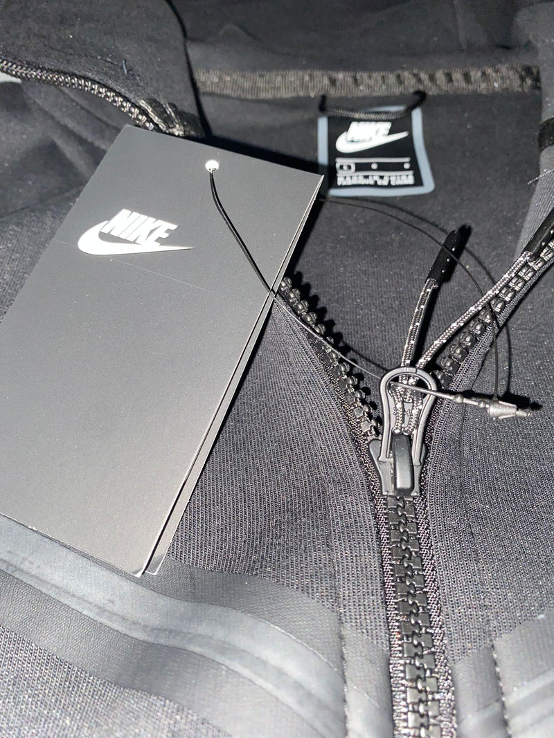 Black Tech Fleece tracksuit