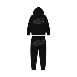 TRAPSTAR SHOOTERS TRACKSUIT - BLACK MONOCHROME