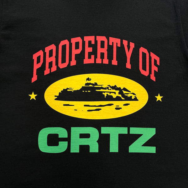 CRTZ PROPERTY T-SHIRT - BLACK