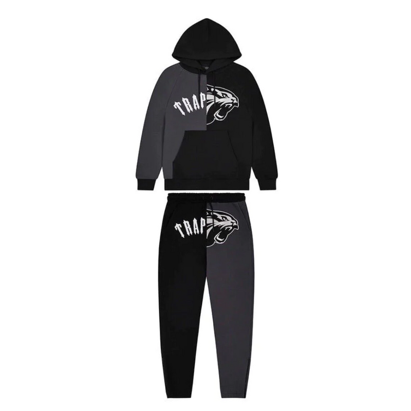 London Arch Shooters Hoodie Tracksuit – Black