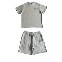 BPM Summer T-Shirt & Shorts Set - Grey