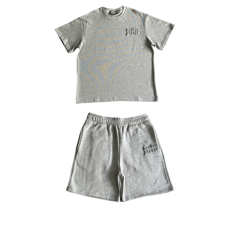 BPM Summer T-Shirt & Shorts Set - Grey