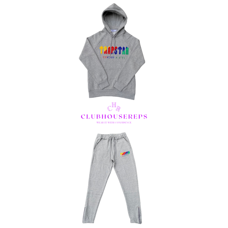 TS TRACKSUIT - GREY RAINBOW