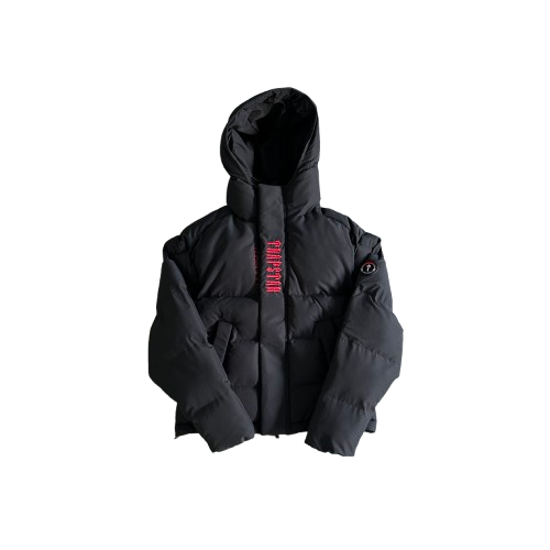 TS Decoded 2022 Hooded Puffer - Black/Red