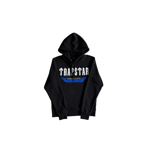 Irongate Hooded Tracksuit - Black/Blue