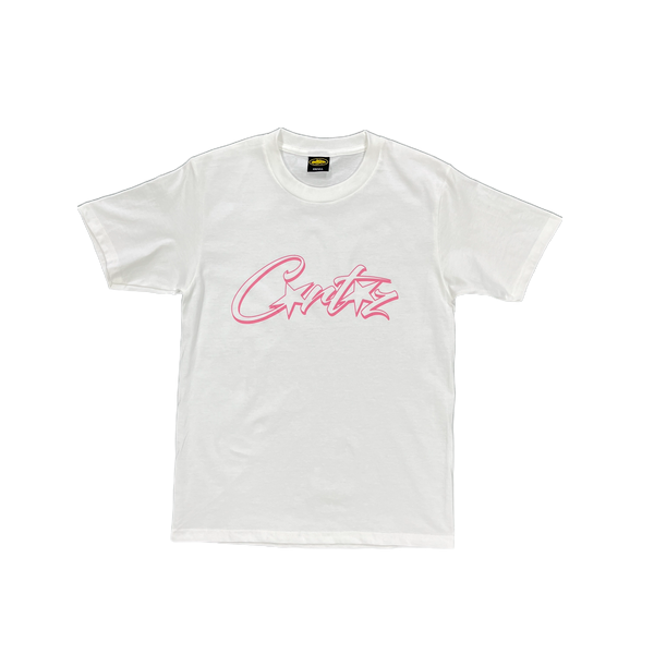 CRTZ WRITTEN LOGO T-SHIRT - PINK