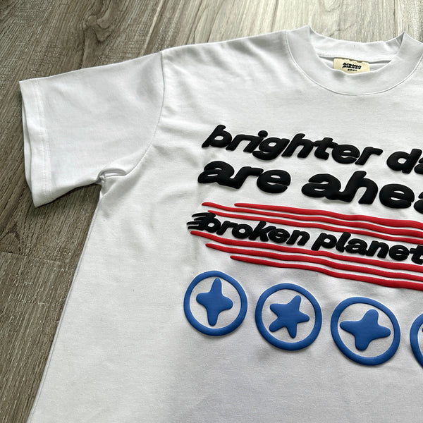 BPM BRIGHTER DAYS ARE AHEAD T-SHIRT - WHITE