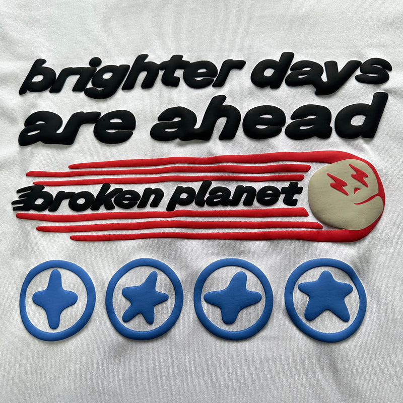 BPM BRIGHTER DAYS ARE AHEAD T-SHIRT - WHITE