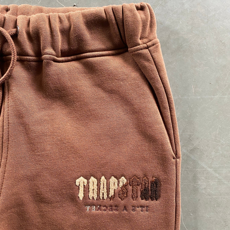 TS CHENILLE DECODED HOODED TRACKSUIT - EARTH BROWN