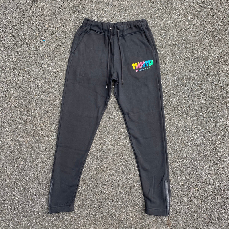 TS FULL TRACKSUIT - BLACK RAINBOW - FAST DELIVERY