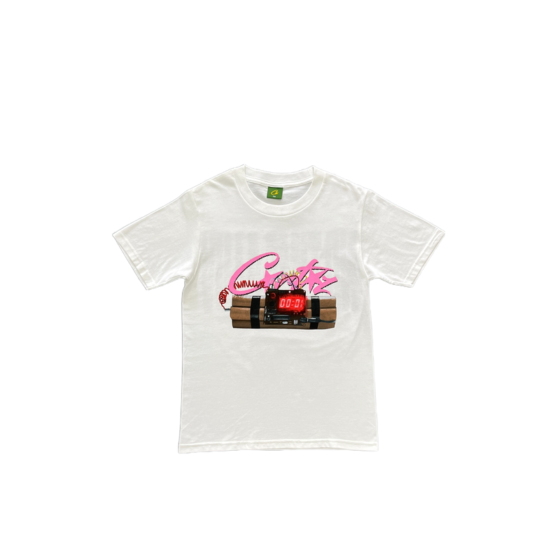 CRTZ WHITE T-SHIRT - BOMB DESIGN