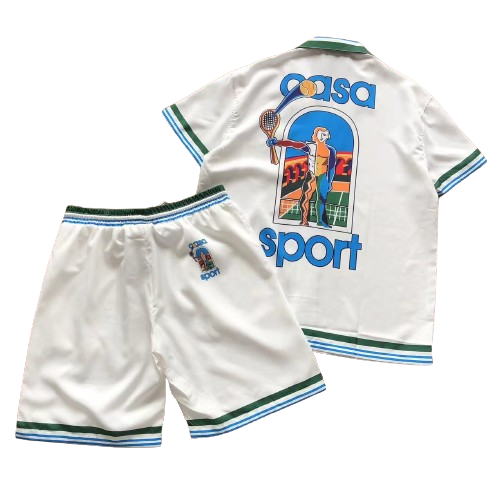 Casablanca Le Jeu Colore Short-Sleeved Shirt & Shorts