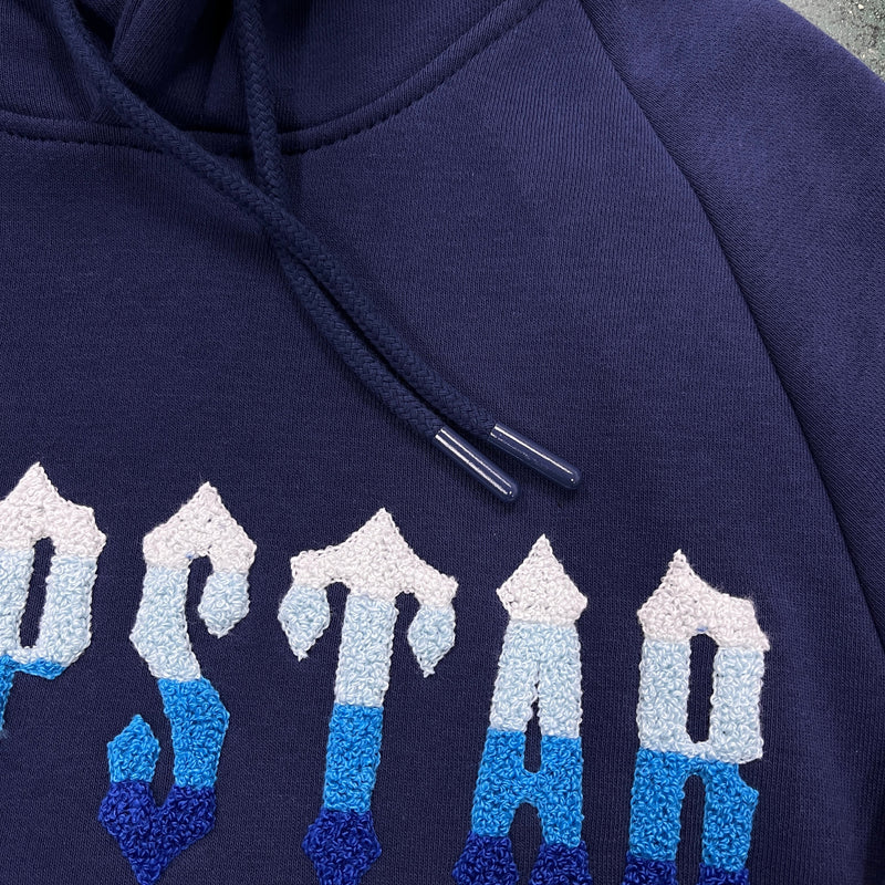 TRAPSTAR DECODED 2.0 HOODED TRACKSUIT ‘MEDIEVAL BLUE