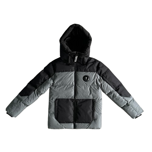 TS Decoded Puffer - Grey/Black