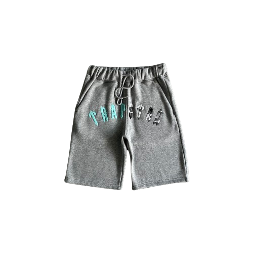 TS Irongate Chenille Short Set - Grey/Sea Blue