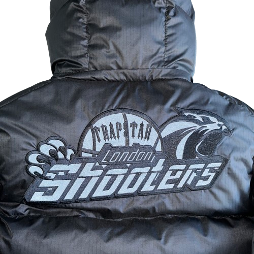 TS Shooters Detachable Hooded Puffer - Triple Black