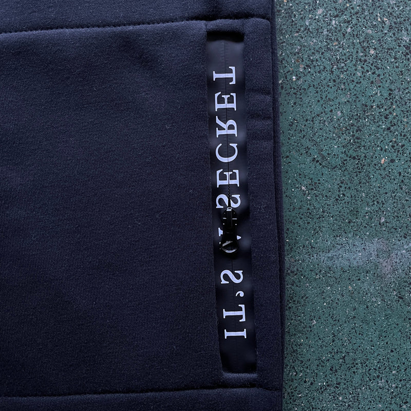 TRAPSTAR CHENILLE DECODED 2.0 HOODED TRACKSUIT - BLACK REVOLUTION